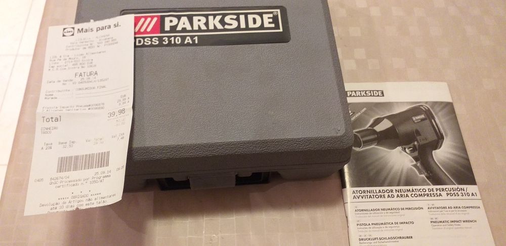 Pistola pneumática de impacto parkside(nova)