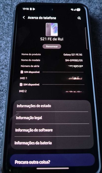 Samsung S21 FE – Impecável