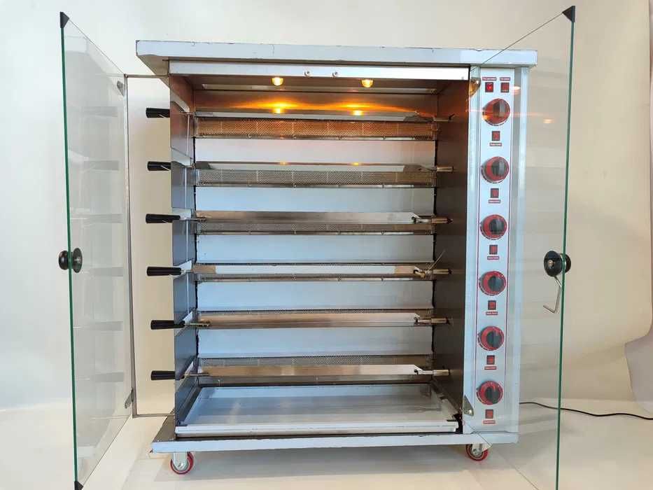 Assador de frango com 6 espetos rotativos - NOVO - SUPER PREÇO