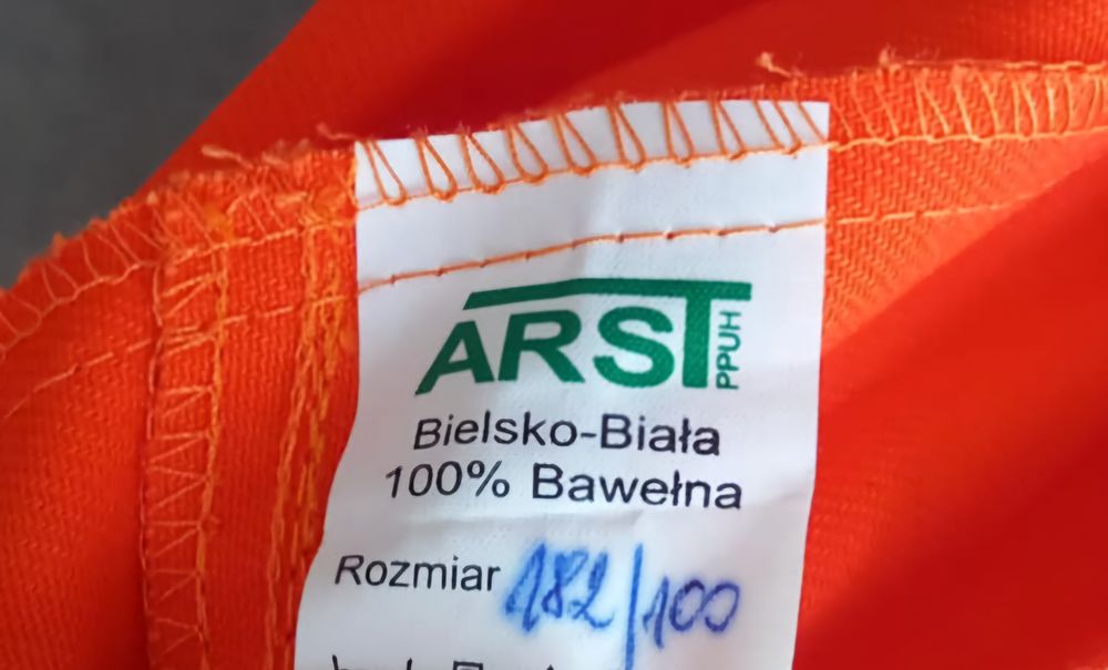 Ogrodniczki bawełniane nowe, r.XL