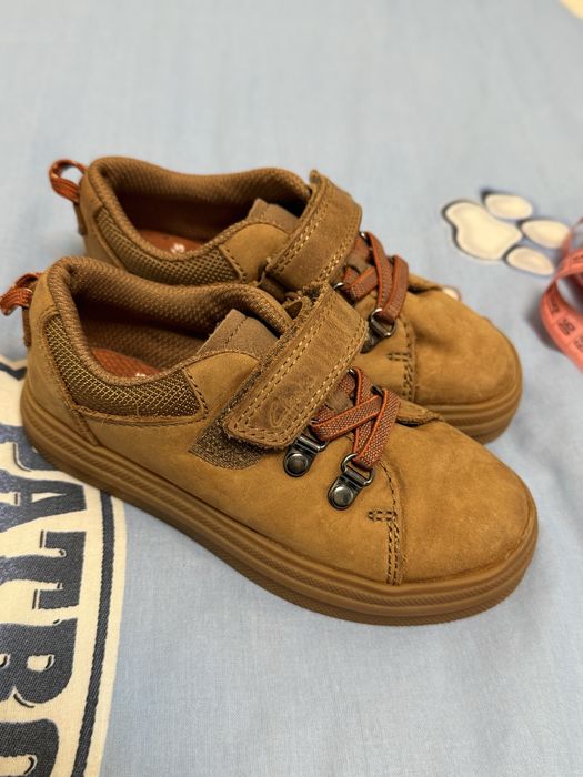 Дитячі черевички Clarks (шкіряні)