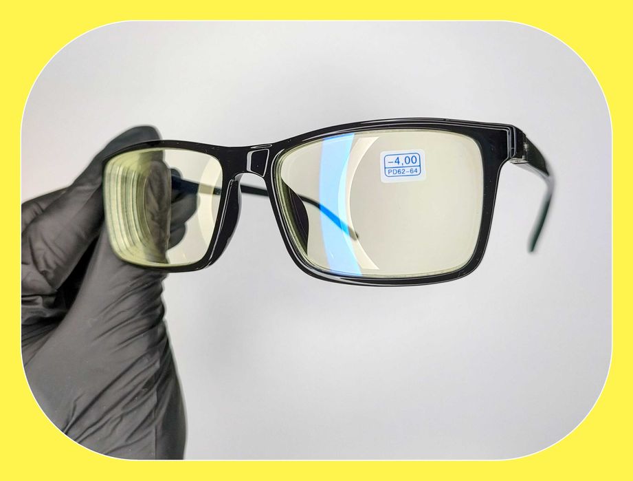 Для Зору Очки Blue Block Скло / Полікарбонат +\-0//1/2/3/4/5/6/7 до20