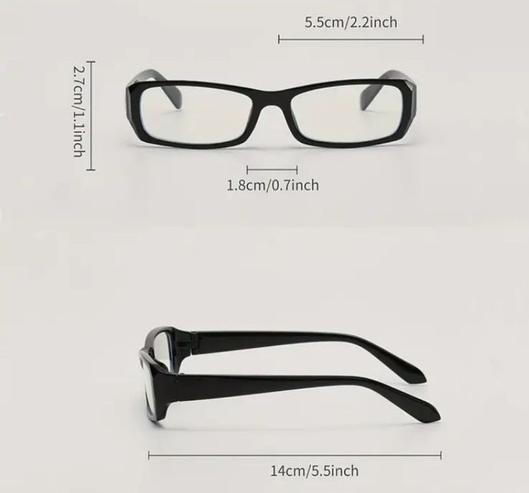 Очки чëрные аксессуар