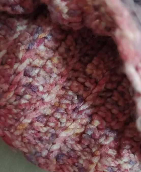 Gorro Rosa de Crochê de criança