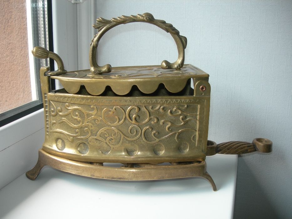 Подставка под утюг, бронза, массивная, Германия