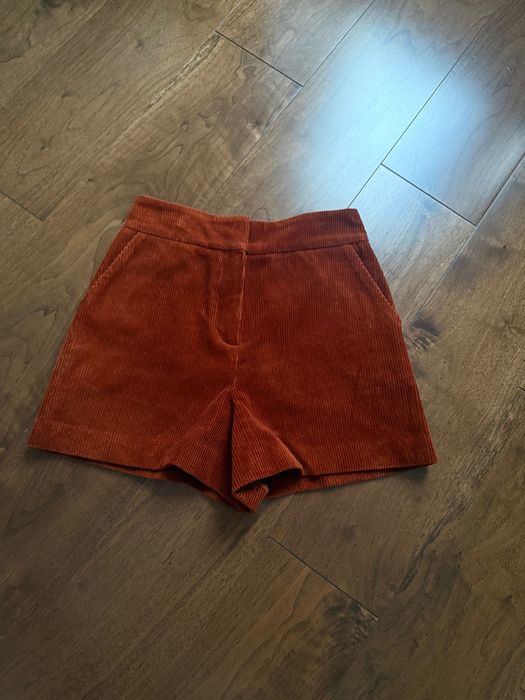 Вельветові шорти MAJE, розмір 34 / XS, теракотові