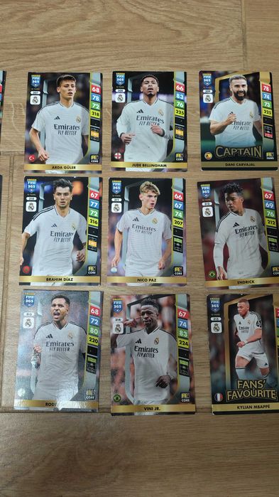 Karty Piłkarskie Klub Real Madryt sezon 2024/2025