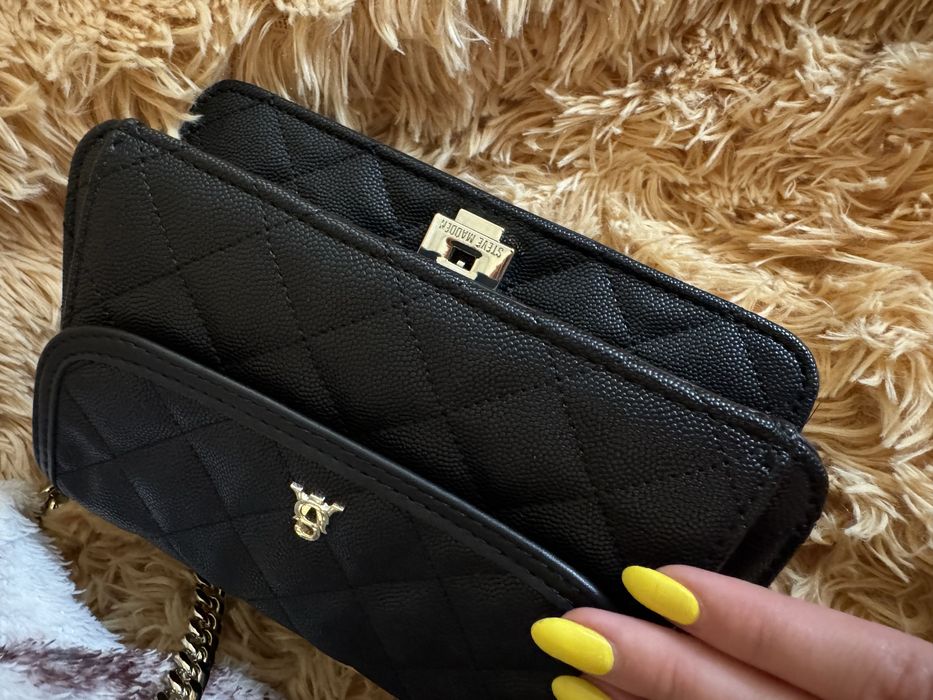 Сумка черная брендовая Новая. Steve Madden