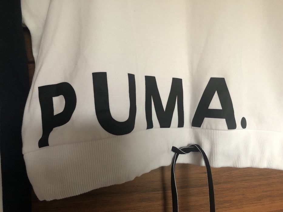 Bluza Puma krótka wiązana biała rozm. S