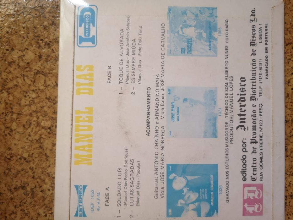Vinil de Manuel Dias