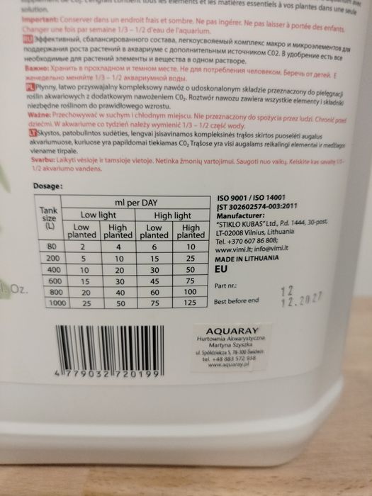 VIMI ALL IN ONE kompletny nawóz podstawowy z azotem i fosforem 5000ml