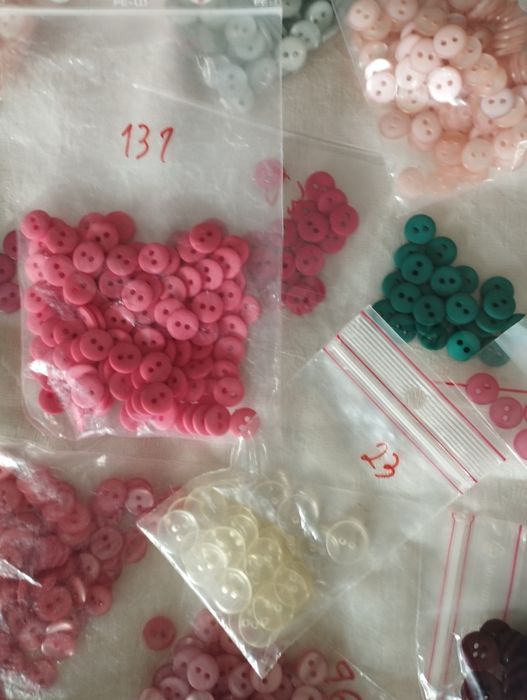 Botões cores várias