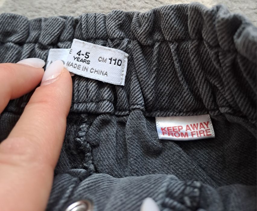 Spodnie jeansy Zara r.110