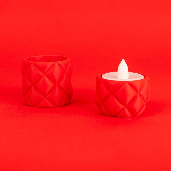 Castiçal Natal velas LED