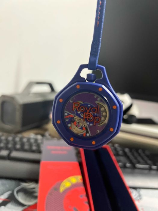 Orenji Hachi – Lépine z koronką 12, Super-LumiNova A, safir, lanyard