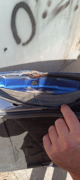 Капот Mazda 6 синий цвет