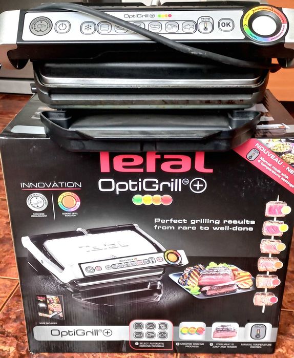 Гриль Tefal OptiGrill+ GC712D34