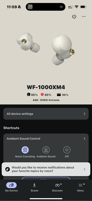 Продам Sony WF-1000XM4 Silver Оригінал