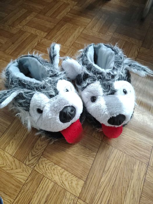 Капці чоловічі unisex вовки тапочкі 42-43 великий розмір