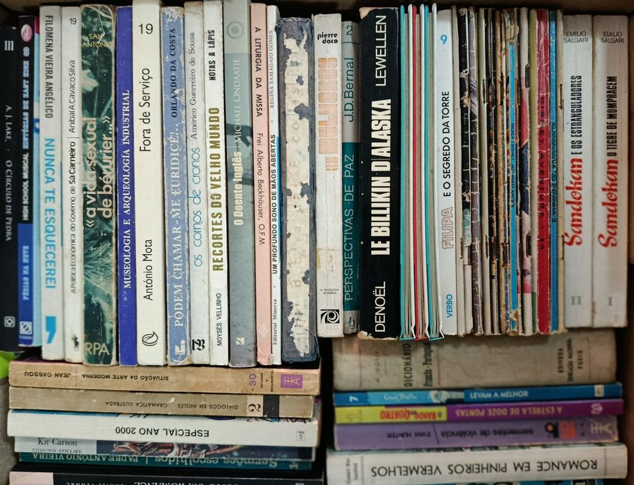 Lote  de  Diversos  LIVROS  Usados ( 2 ) Velharias
