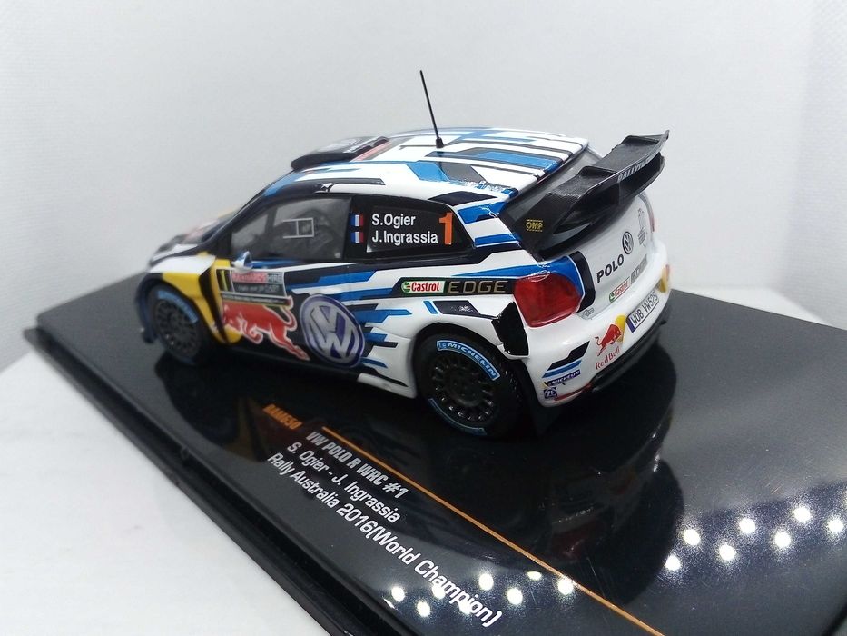 Volkswagen Polo R WRC #1 Ogier Australia 2016 - skala 1:43 - IXO