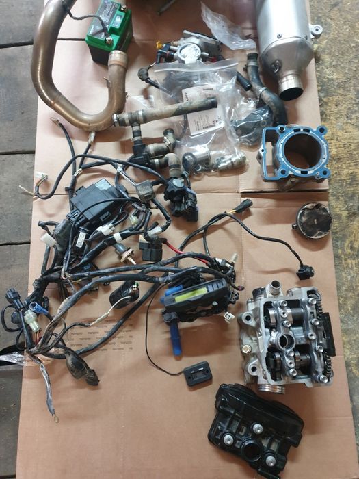 Czesci silnik elektryka ktm exc250f elektryka silnich tlumik chłodnice
