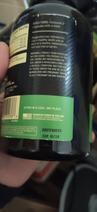 Optimum nutrition BCAA 1000 400 caps