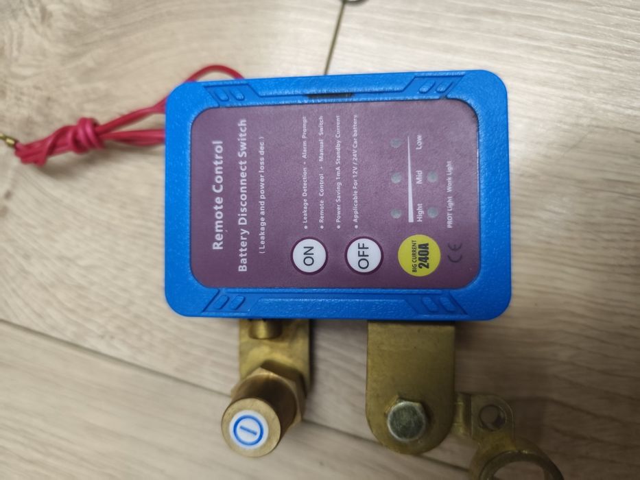 Zdalne odłączanie akumulatora