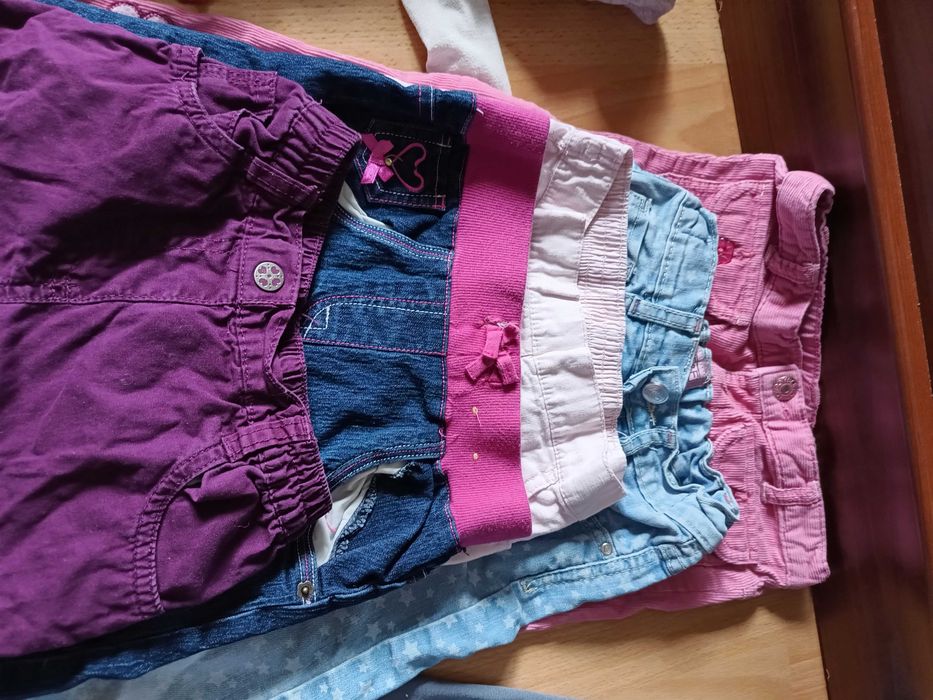 Spodnie legginsy bluzki paka 110