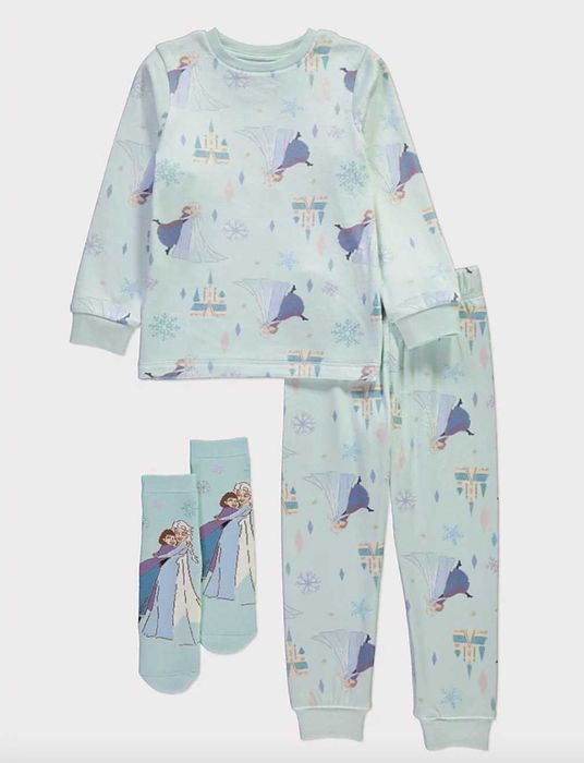 Піжама флісова Disney Frozen Холодне серце 3/4, 4/5 5/6 р Ельза пижама