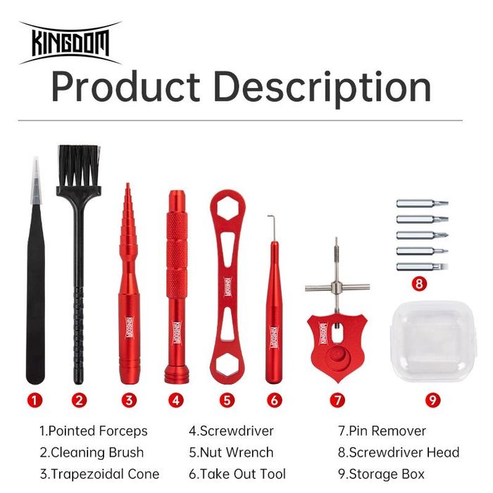 Kingdom Набір для обслуговування рибальської котушки