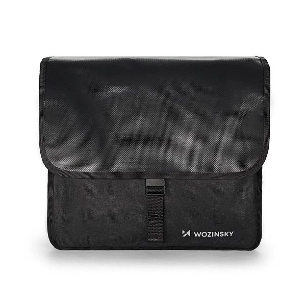 Wozinsky torba rowerowa sakwa na bagażnik 28l czarna (WBB34BK)