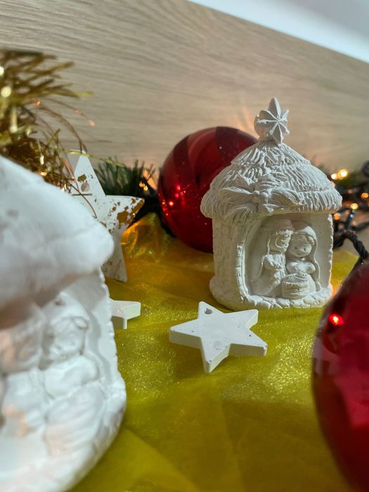 Miniatura de Presépio em Gesso Perfumado