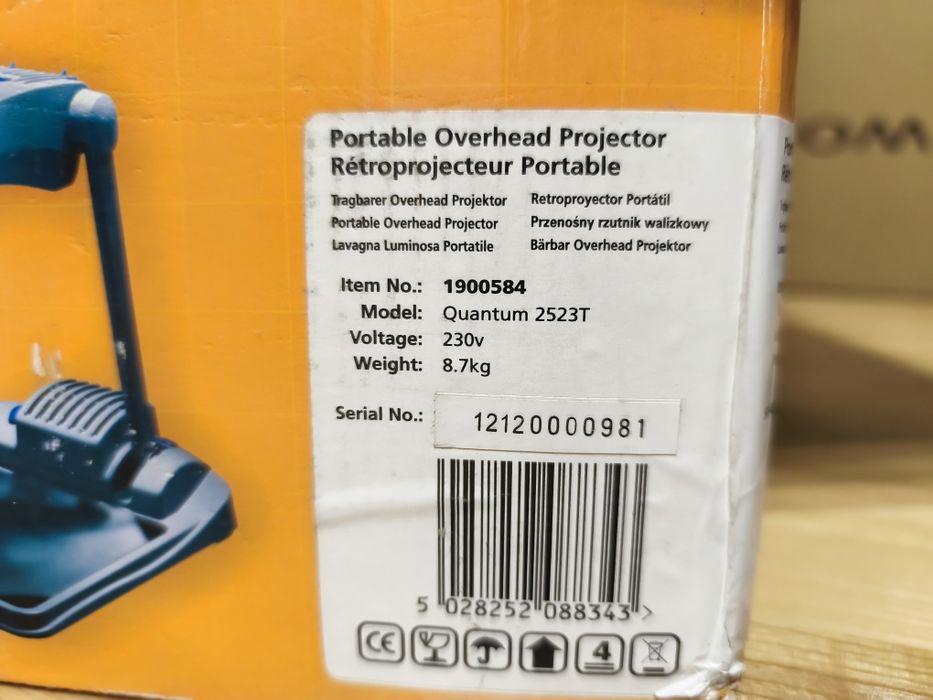 Projektor pisma Quantum 2523T – stan magazynowy