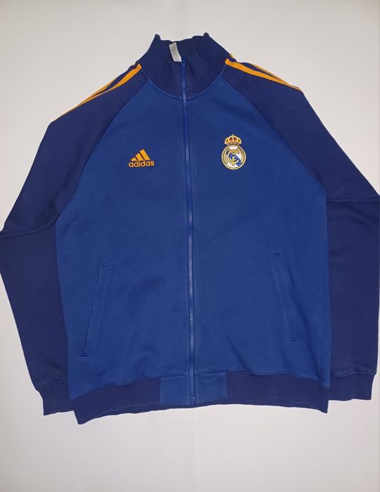 Тепла синя кофта adidas (real madrid)
