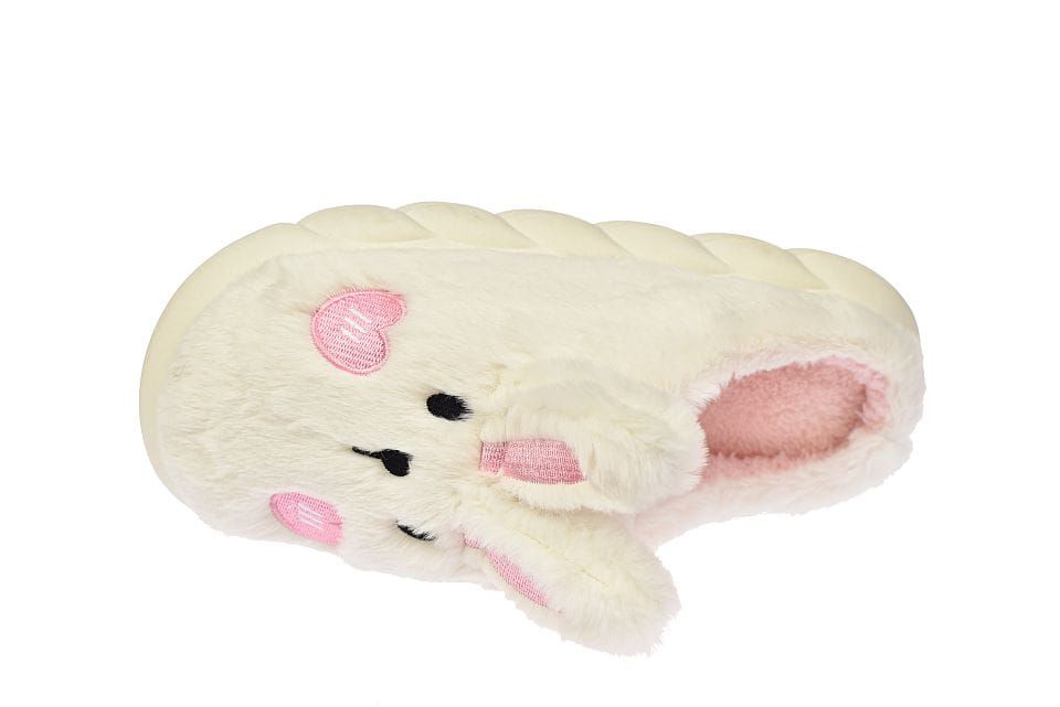 Kapcie zwierzaki pantofle domowe damskie białe 121B wt roz.41