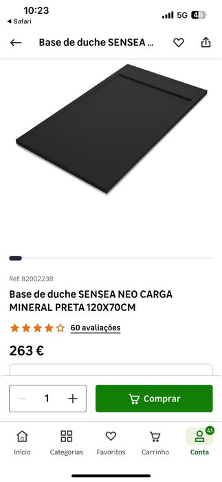 Base duche Nova 120x85 e 120x70