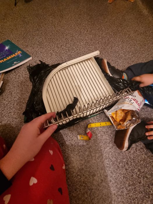 metalowy ociekacz na naczynia ikea