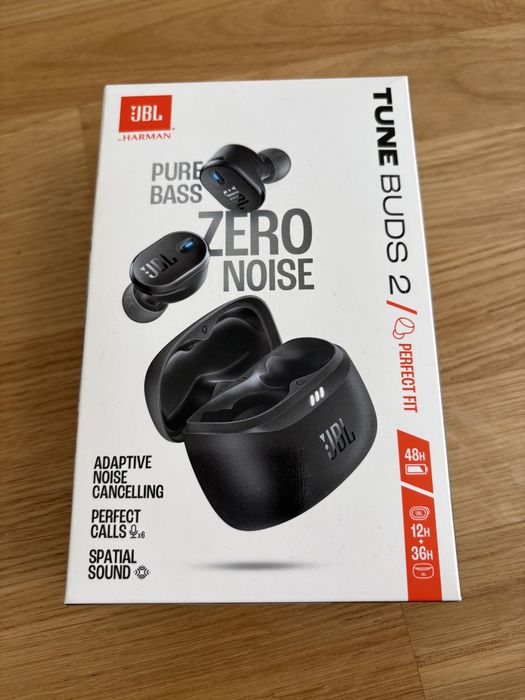 Słuchawki dokanałowe JBL Tune Buds 2 ANC Czarny