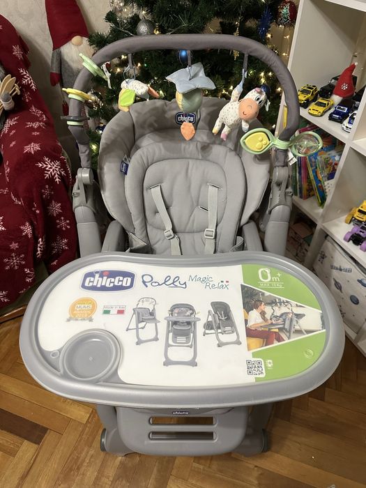 Стільчик для годування стул для кормления  Chicco Polly Magic Relax
