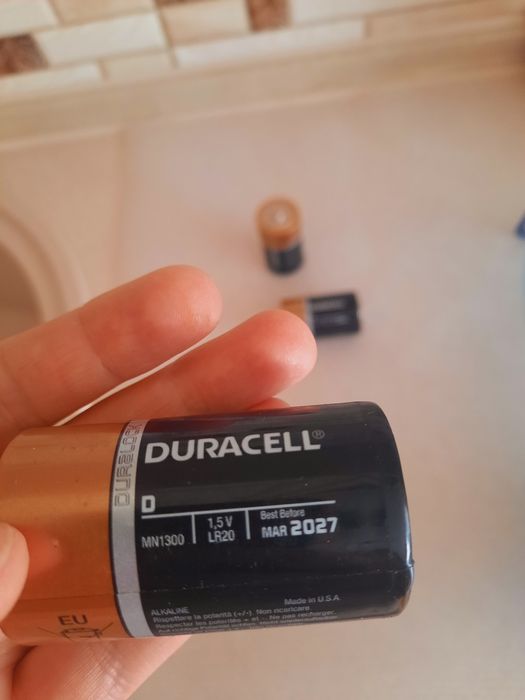 Лужні батарейки Duracell D (LR20) MN1300 3 шт
