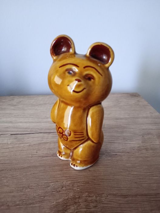 Ceramiczna figurka Miś Masza