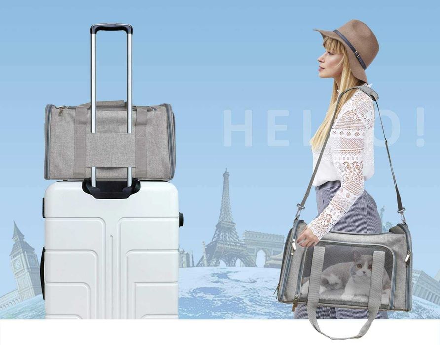 Сумка-переноска для котів, собак, кошенят  до 11 кг 51 х 32 х33 см