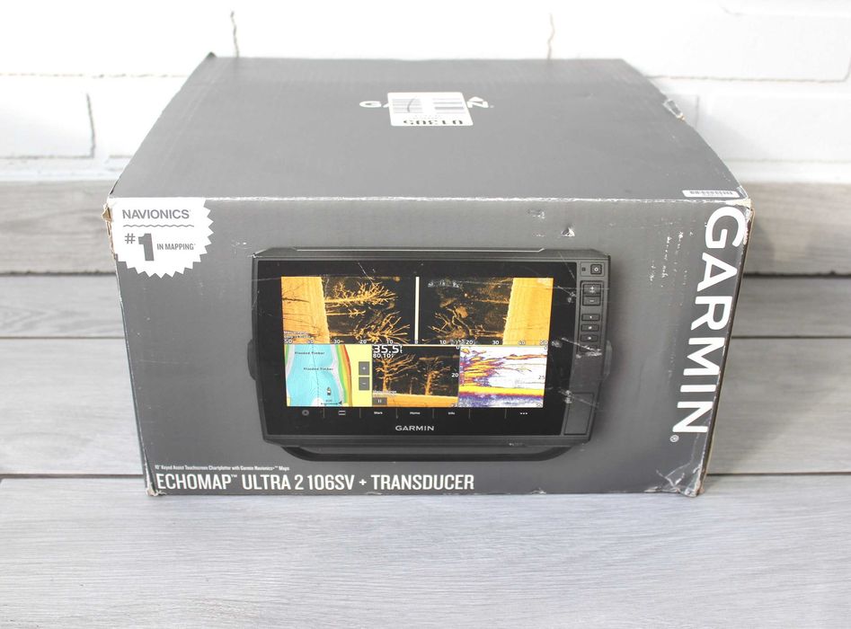 Картплоттер Garmin ECHOMAP Ultra 2 106SV + GT56UHD-TM Ехолот Карти Гарантія