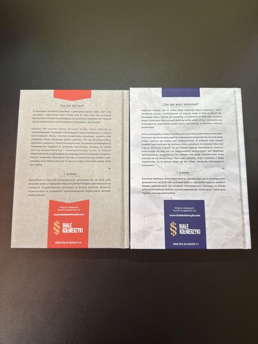 Jak kraść VAT + Jak kraść w białym kołnierzyku || Autograf autora