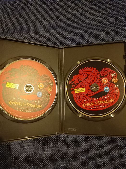 DVD do filme clássico "Enter the Dragon", Bruce Lee (portes grátis)