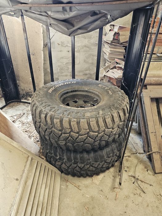Jantes land rover com pneus 35