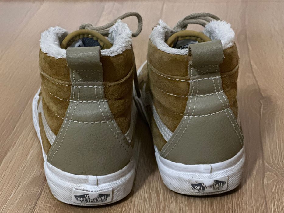 Trampki Sneakersy Półbuty za kostkę ocieplane Vans 35