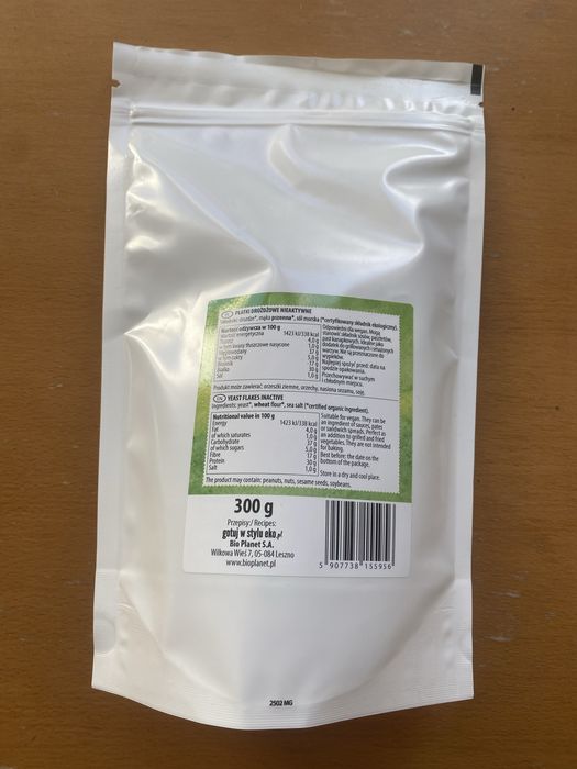 Płatki drożdżowe BIO BioPlanet – 300 g