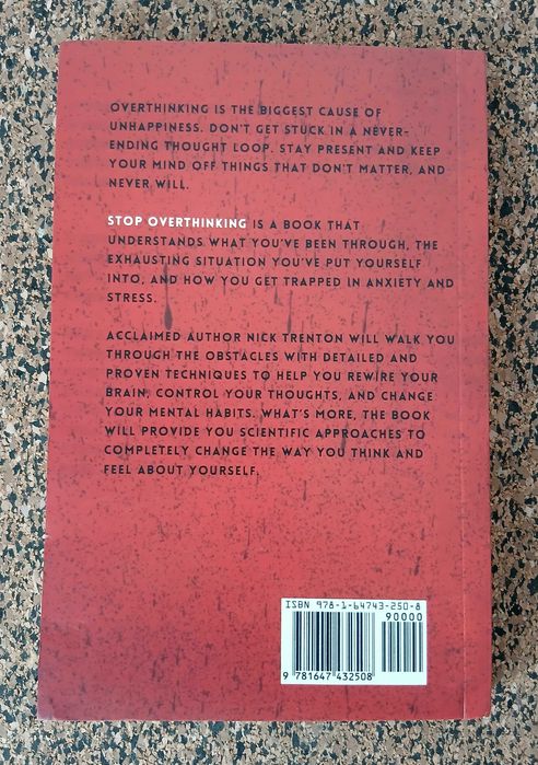 Livro - Stop Overthinking (Nick Trenton)
